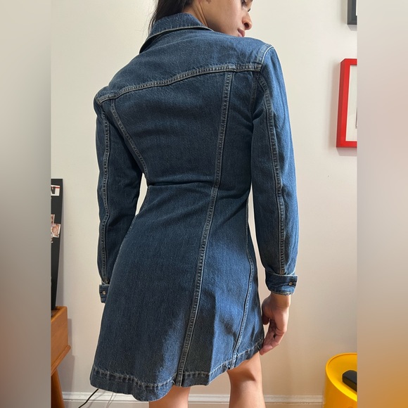 DENIM DRESS - HELMUT LANG - Picture 3 of 4